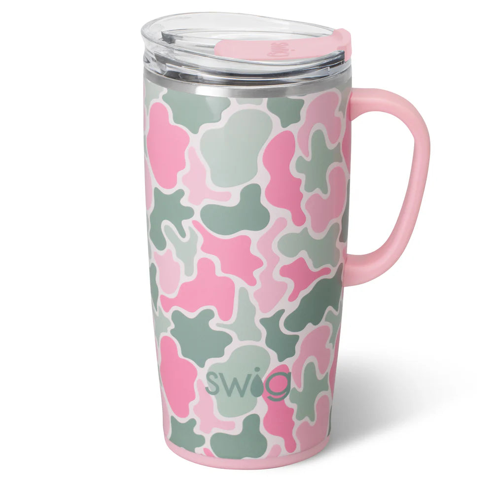 Blushing Camo Travel Mug 22oz-300 Treats/Gift-Swig Life-Hello Friends Boutique-Woman's Fashion Boutique Located in Traverse City, MI