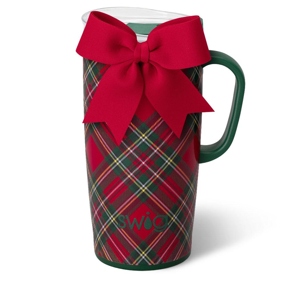 Christmas Plaid Travel Mug 22oz-300 Treats/Gift-Swig Life-Hello Friends Boutique-Woman's Fashion Boutique Located in Traverse City, MI