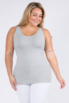 Buttersoft Reversible V/U Seamless Tank - Grey