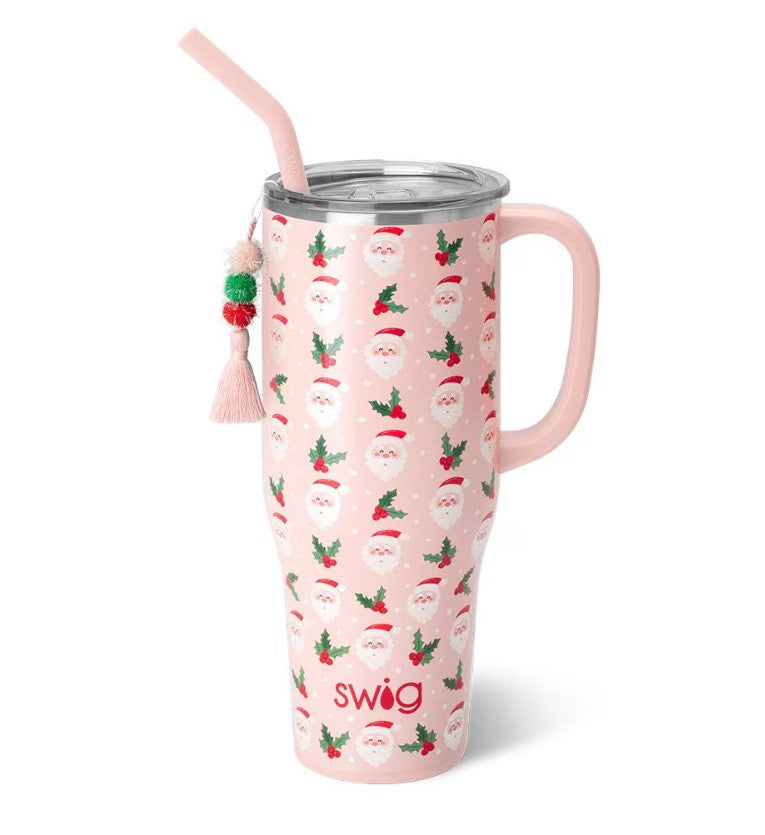 Holly Jolly Mega Mug 40oz-300 Treats/Gift-Swig Life-Hello Friends Boutique-Woman's Fashion Boutique Located in Traverse City, MI