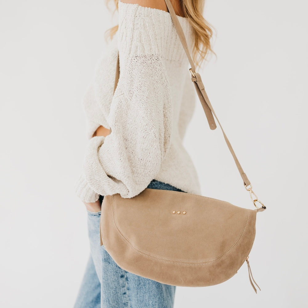 Suede Netty Crossbody-Crossbody Bag-Pretty Simple