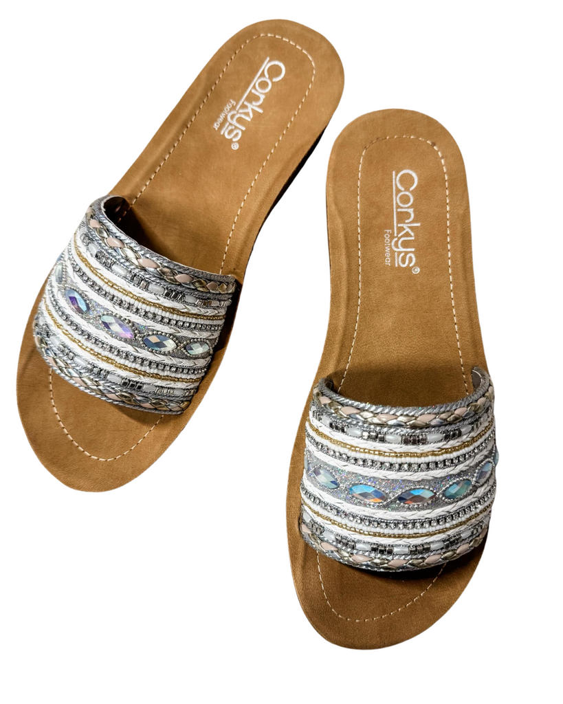 The Vacation Mode Sandals (7-11)-250 Shoes-Corky's Footwear-Hello Friends Boutique-Woman's Fashion Boutique Located in Traverse City, MI