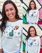 Touchdown Threads Sweatshirt (Gladiators/Trojans/Titans) (S-2XL)-130 Graphic Tees-Rustee Clothing-Hello Friends Boutique-Woman's Fashion Boutique Located in Traverse City, MI