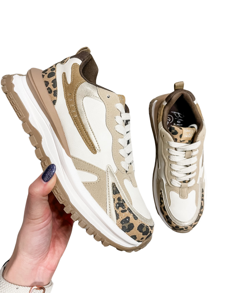 The Leopard Blowfish Sneaker (7-11)-250 Shoes-BLOWFISH-Hello Friends Boutique-Woman's Fashion Boutique Located in Traverse City, MI