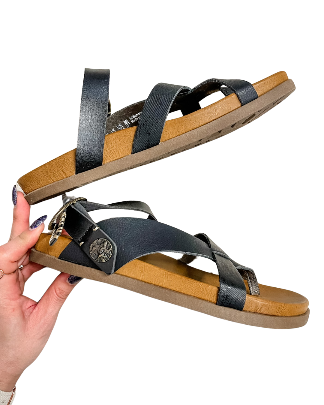 The Lila Blowfish Sandal in Black (7-11)-250 Shoes-BLOWFISH-Hello Friends Boutique-Woman's Fashion Boutique Located in Traverse City, MI