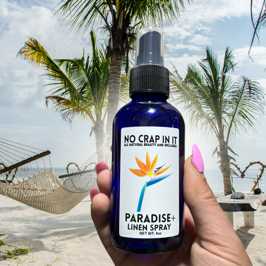 Paradise+ Linen Spray-500 History-No Crap In It-Hello Friends Boutique-Woman's Fashion Boutique Located in Traverse City, MI