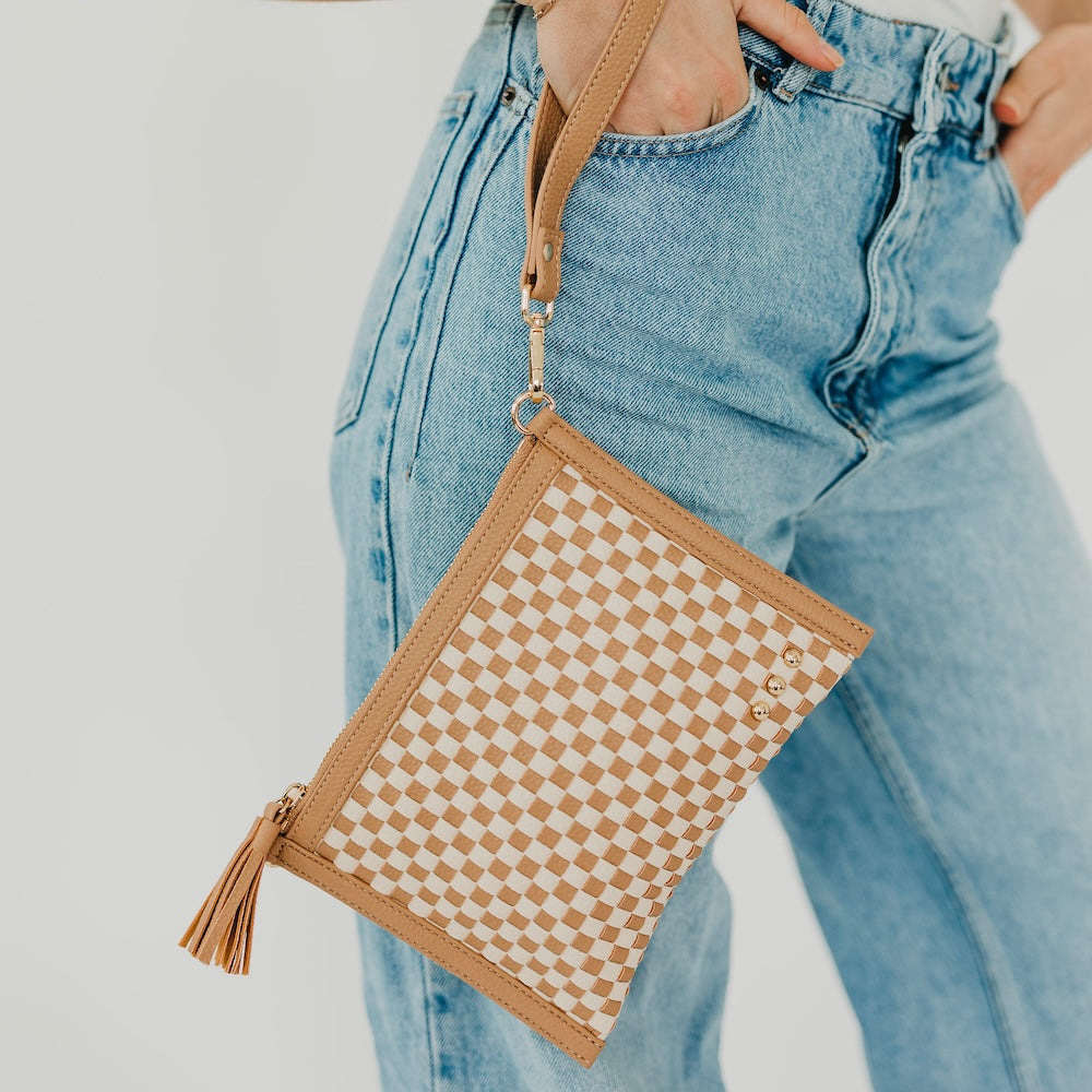 Veda Woven Crossbody and Clutch Bag-Crossbody Bag-Pretty Simple