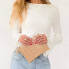 Veda Woven Crossbody and Clutch Bag-Crossbody Bag-Pretty Simple