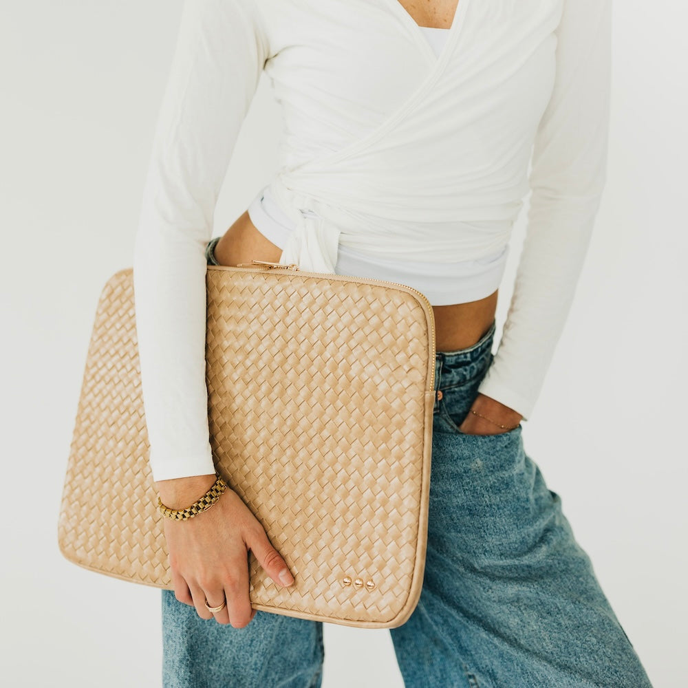 Walker Woven Laptop Sleeve-Laptop Sleeve-Pretty Simple