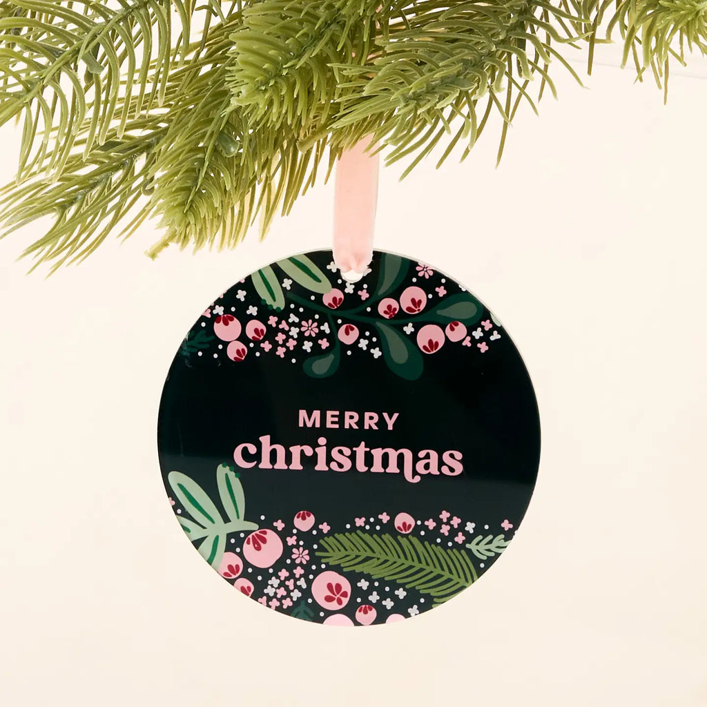 Merry Christmas Ornament-300 Treats/Gift-faire - The Darling Effect-Hello Friends Boutique-Woman's Fashion Boutique Located in Traverse City, MI