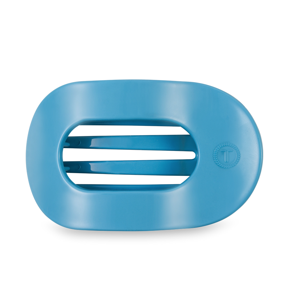 Round Flat Hair Clip | Summer Sky-290 Beauty-faire - TELETIES-Hello Friends Boutique-Woman's Fashion Boutique Located in Traverse City, MI