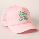 Save Water Drink Margs Trucker Cap-280 Other Accessories-Fashion City-Hello Friends Boutique-Woman's Fashion Boutique Located in Traverse City, MI