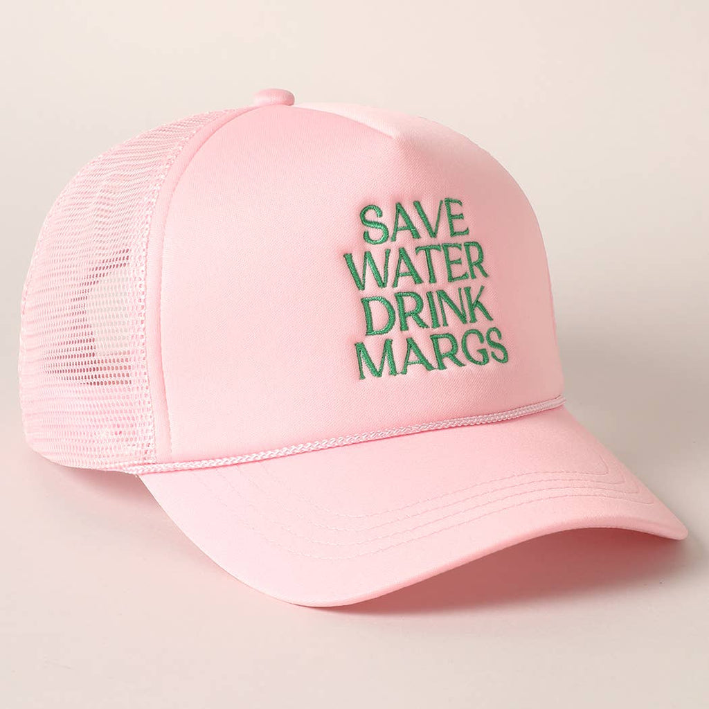 Save Water Drink Margs Trucker Cap-280 Other Accessories-Fashion City-Hello Friends Boutique-Woman's Fashion Boutique Located in Traverse City, MI