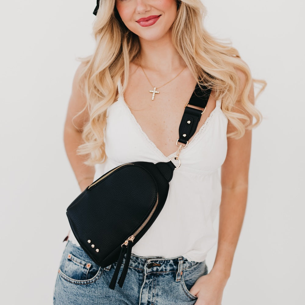 Adventure Awaits Sling Bag-Sling Bag-Bum & Sling Bags-Hello Friends Boutique-Woman's Fashion Boutique Located in Traverse City, MI