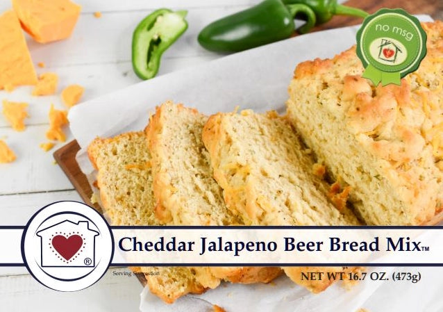 Cheddar Jalapeno Beer Bread Mix-300 Treats/Gift-Country Home Creations - faire-Hello Friends Boutique-Woman's Fashion Boutique Located in Traverse City, MI