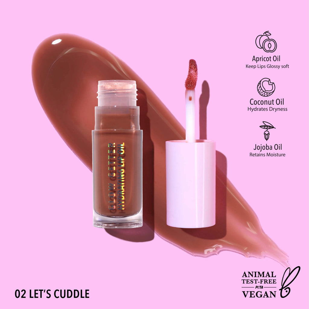 Glow Getter Hydrating Lip Oil (002, Let's Cuddle)-290 Beauty-MOIRA COSMETICS-Hello Friends Boutique-Woman's Fashion Boutique Located in Traverse City, MI