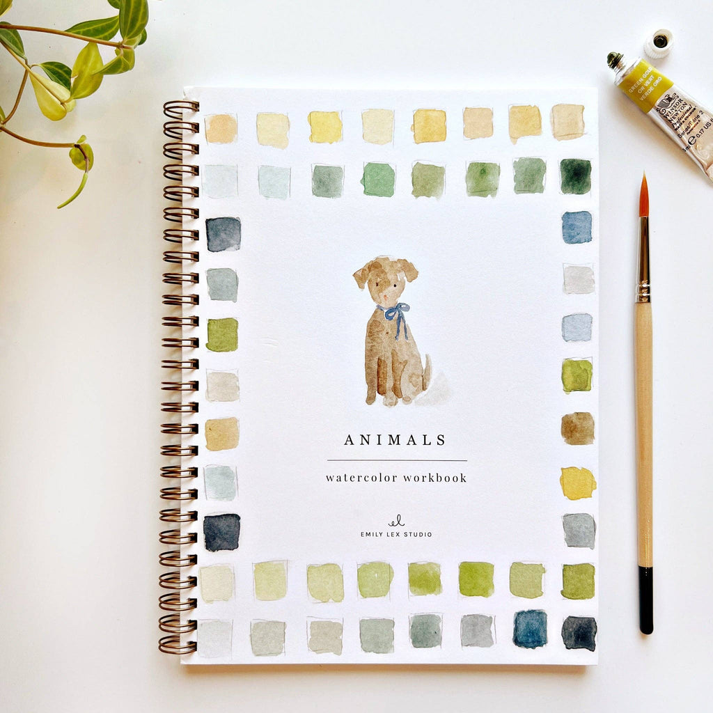 Wild Wonders Watercolor Workbook-300 Treats/Gift-emily lex studio-Hello Friends Boutique-Woman's Fashion Boutique Located in Traverse City, MI