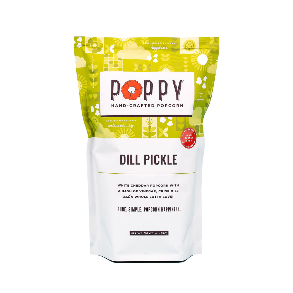 Dill Pickle Popcorn-300 Treats/Gift-Poppy Hand-Crafted Popcorn-Hello Friends Boutique-Woman's Fashion Boutique Located in Traverse City, MI