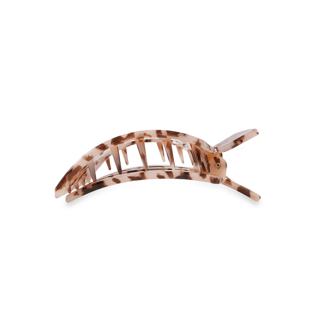 Square Flat Hair Clip | Blonde Tortoise-290 Beauty-faire - TELETIES-Hello Friends Boutique-Woman's Fashion Boutique Located in Traverse City, MI