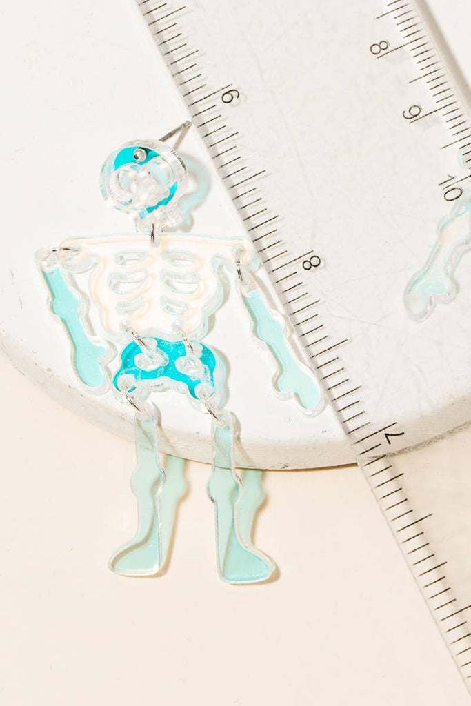 Skeleton Earrings-240 Jewelry-Anarchy Street-Hello Friends Boutique-Woman's Fashion Boutique Located in Traverse City, MI