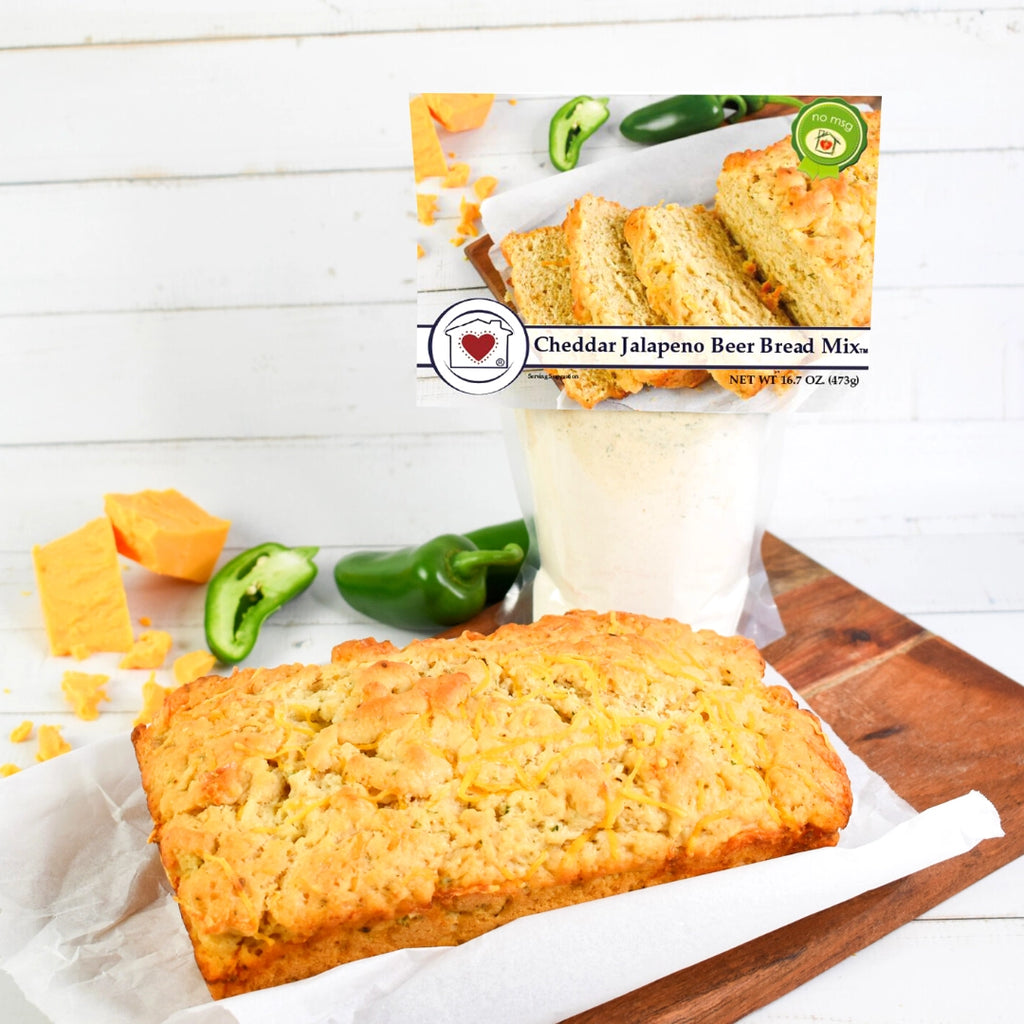 Cheddar Jalapeno Beer Bread Mix-300 Treats/Gift-Country Home Creations - faire-Hello Friends Boutique-Woman's Fashion Boutique Located in Traverse City, MI