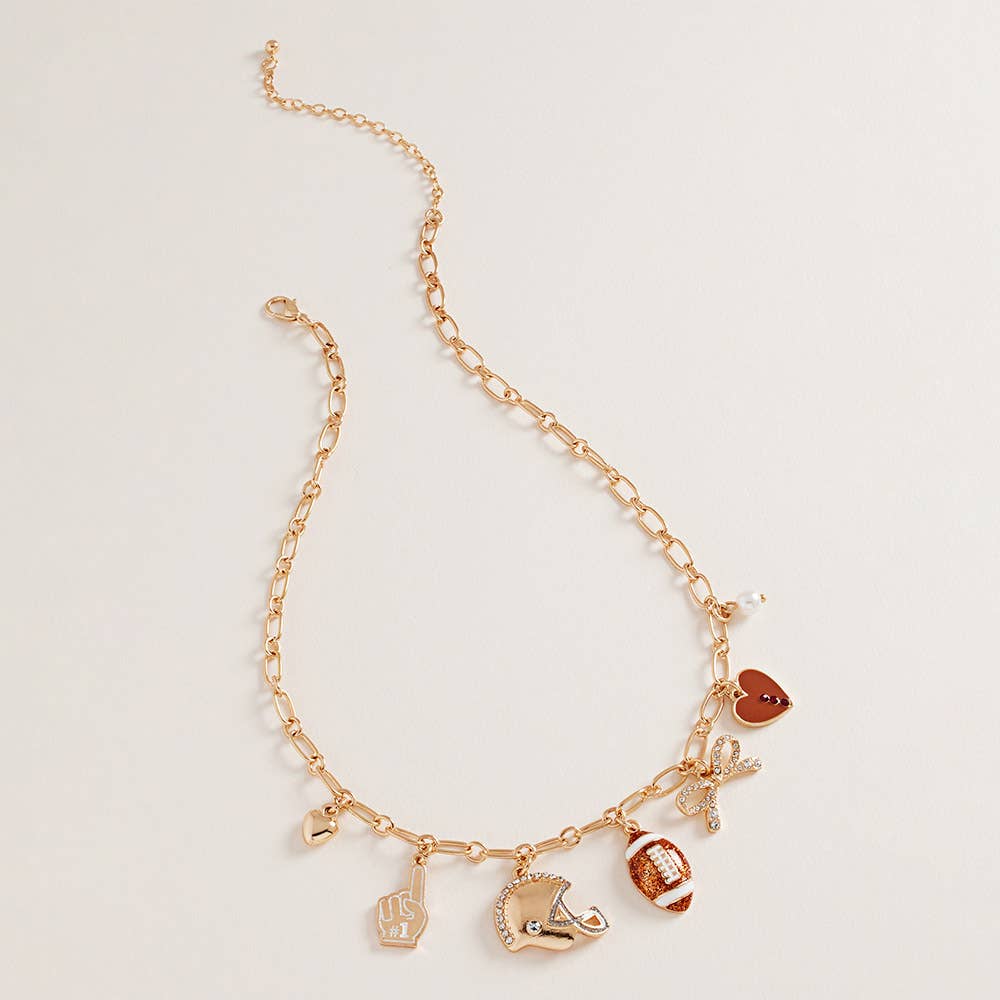 Game Day Glam Necklace-240 Jewelry-Sensibling Corp.-Hello Friends Boutique-Woman's Fashion Boutique Located in Traverse City, MI