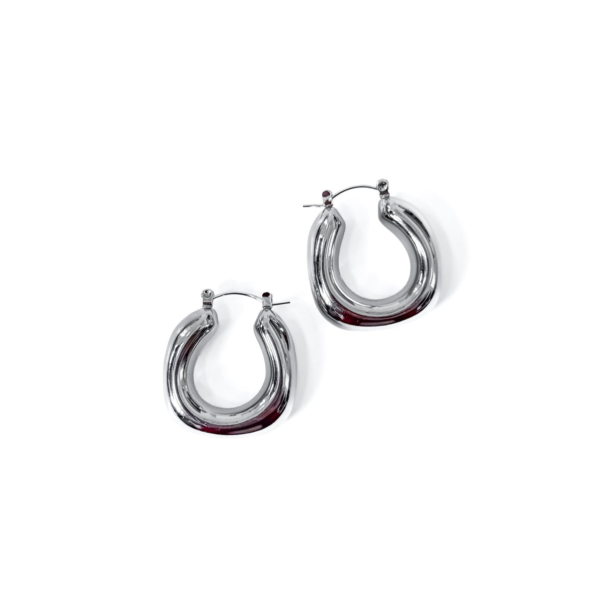 Chunky Geometric Hoops - WATERPROOF-Earrings-Pretty Simple