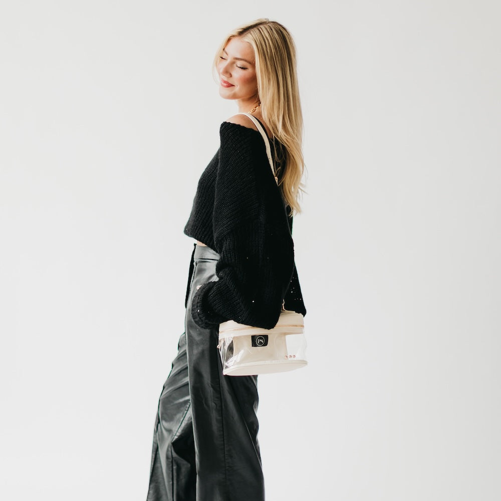 Carissa Clear Crossbody-Crossbody Bag-Pretty Simple Wholesale-Hello Friends Boutique-Woman's Fashion Boutique Located in Traverse City, MI