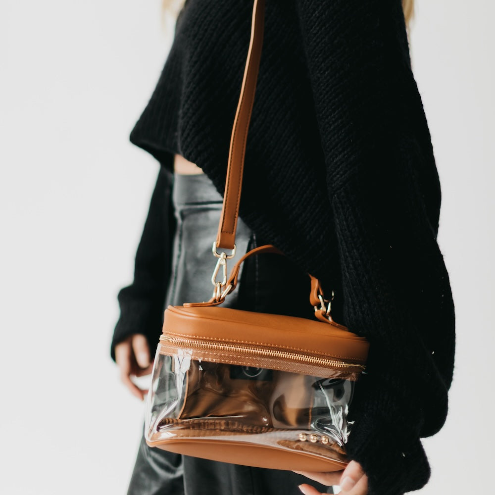 Carissa Clear Crossbody-Crossbody Bag-Pretty Simple Wholesale-Hello Friends Boutique-Woman's Fashion Boutique Located in Traverse City, MI