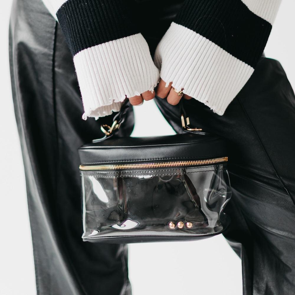 Carissa Clear Crossbody-Crossbody Bag-Pretty Simple Wholesale-Hello Friends Boutique-Woman's Fashion Boutique Located in Traverse City, MI