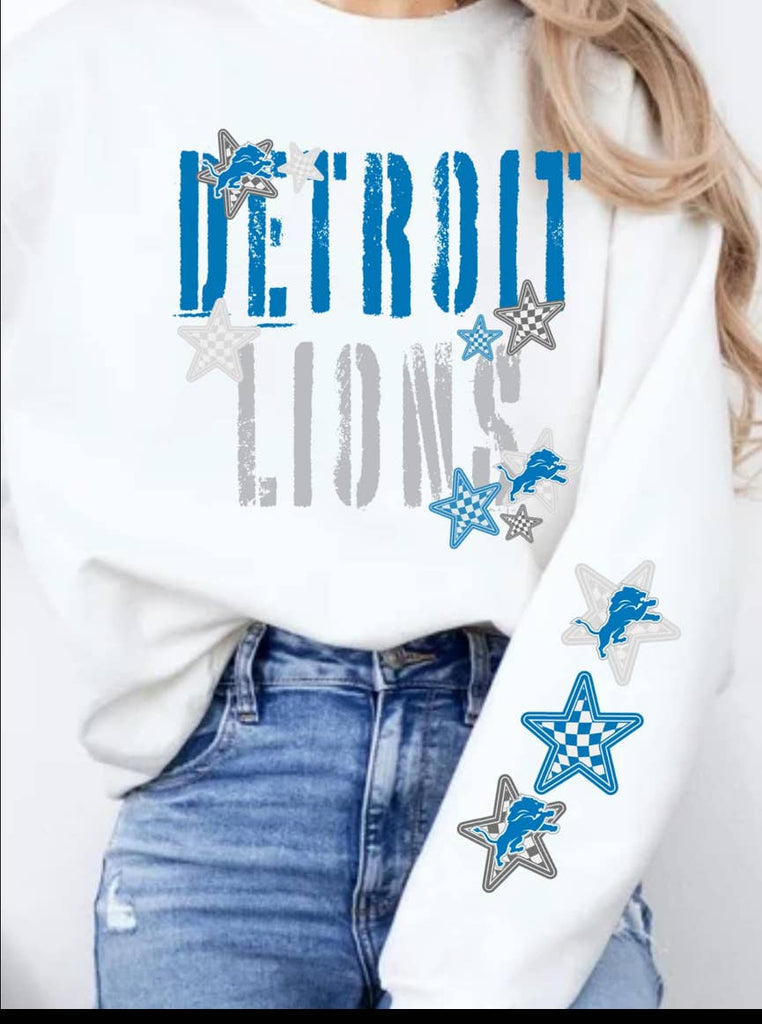 Sunday Detroit Spotlight Sweatshirt (S-3XL)-150 Sweatshirts-Farm Life Crafting-Hello Friends Boutique-Woman's Fashion Boutique Located in Traverse City, MI