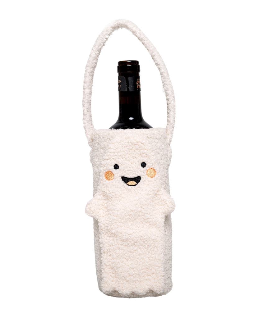 Ghost Sherpa Wine Bottle Gift Bag-300 Treats/Gift-Pearhead-Hello Friends Boutique-Woman's Fashion Boutique Located in Traverse City, MI