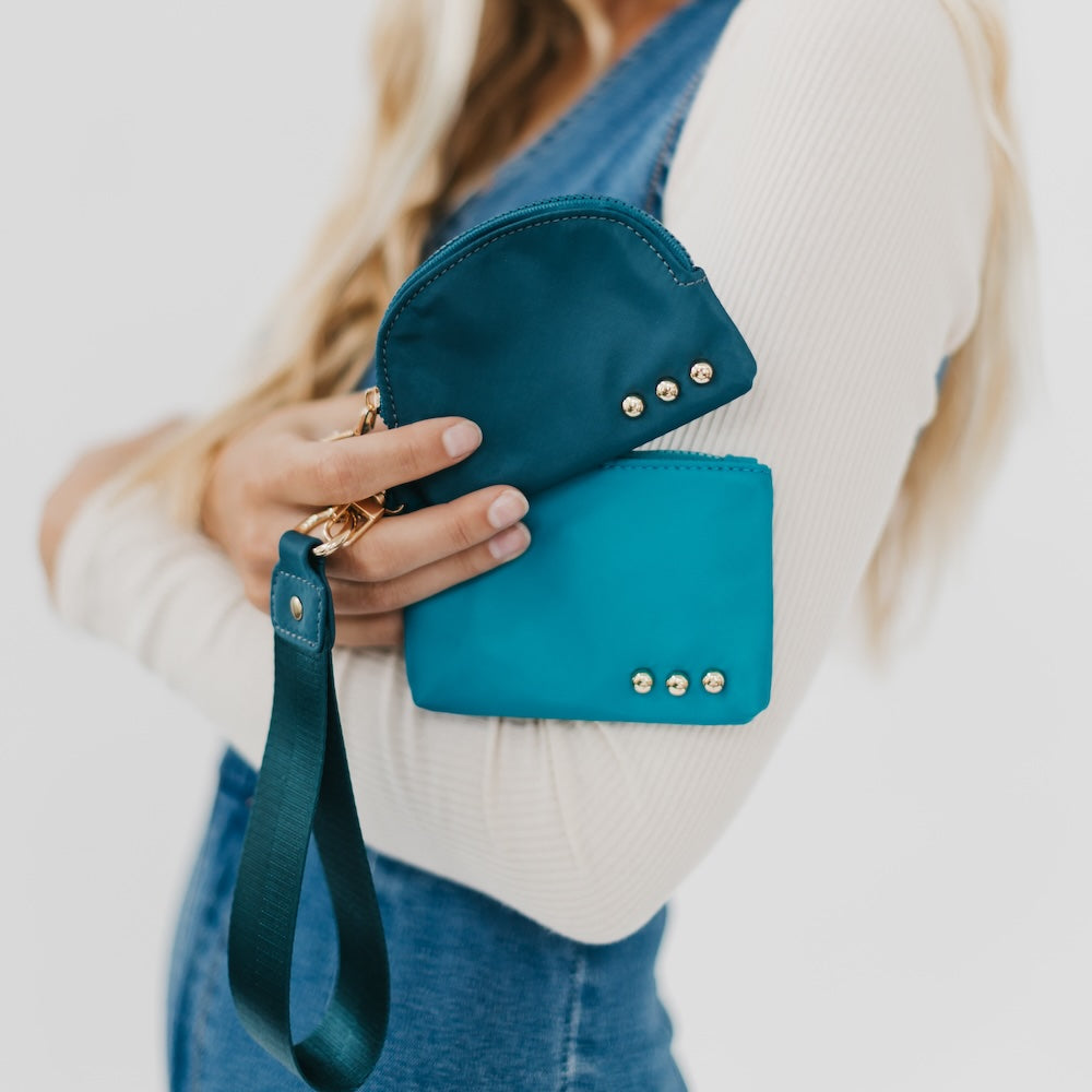 Dolly Dual Pouch Wristlet-Wallet-Bag Accessories-Hello Friends Boutique-Woman's Fashion Boutique Located in Traverse City, MI