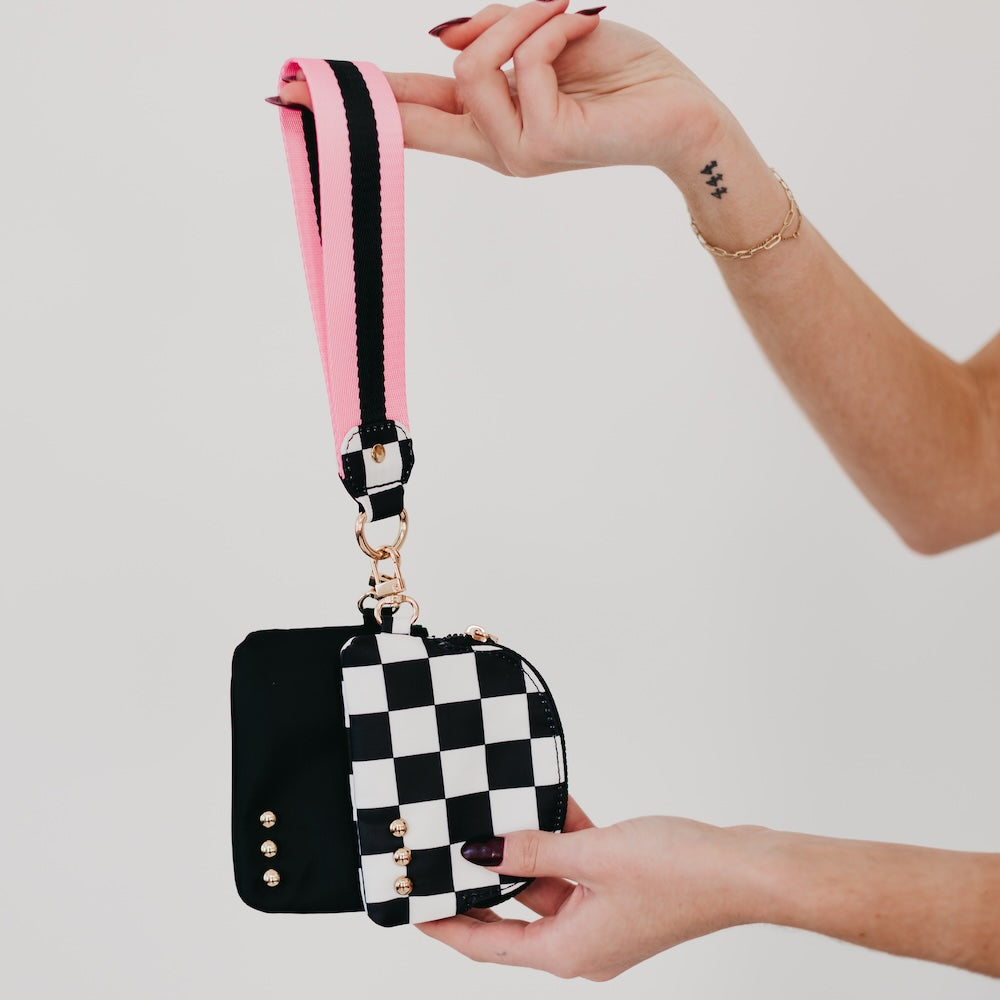 Dolly Dual Pouch Wristlet-Wallet-Bag Accessories-Hello Friends Boutique-Woman's Fashion Boutique Located in Traverse City, MI