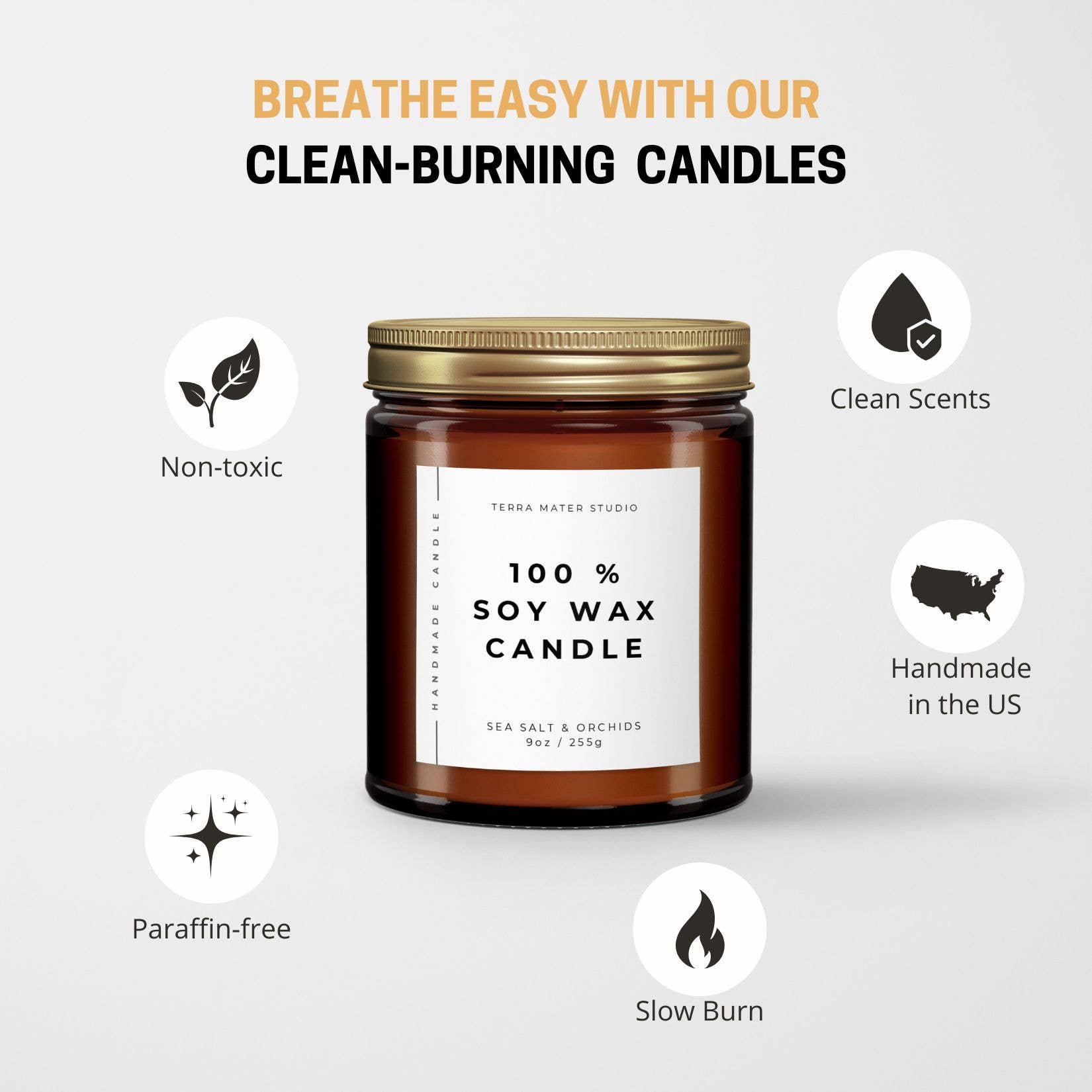 Lions Win Lucky Game Day Candle-300 Treats/Gift-Terra Mater Studio LLC-Hello Friends Boutique-Woman's Fashion Boutique Located in Traverse City, MI