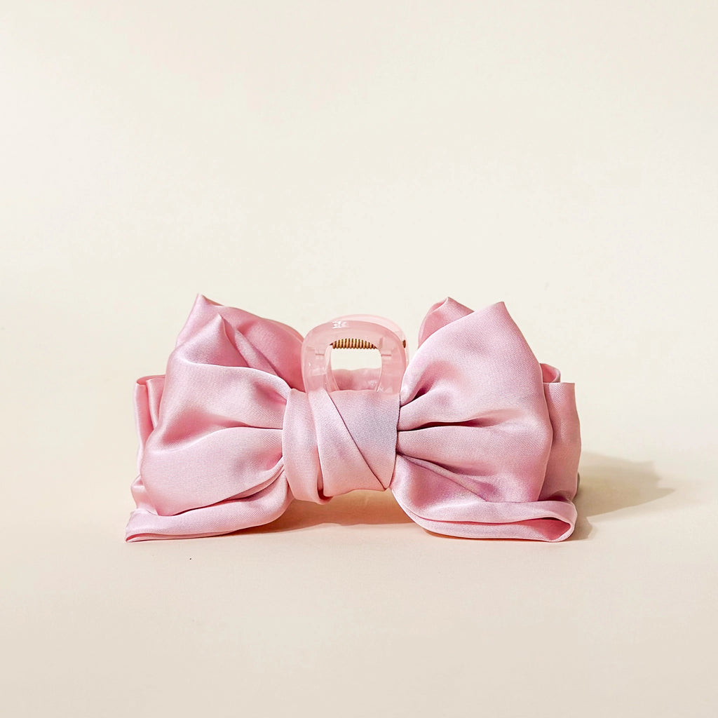 Satin Bow Claw Clip-290 Beauty-faire - The Darling Effect-Hello Friends Boutique-Woman's Fashion Boutique Located in Traverse City, MI