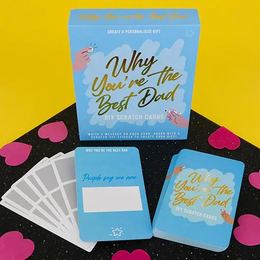 Reasons Why You're the Best Dad - DIY Scratch Cards-300 Treats/Gift-Gift Republic-Hello Friends Boutique-Woman's Fashion Boutique Located in Traverse City, MI