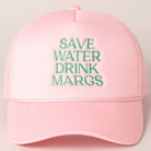 Save Water Drink Margs Trucker Cap-280 Other Accessories-Fashion City-Hello Friends Boutique-Woman's Fashion Boutique Located in Traverse City, MI