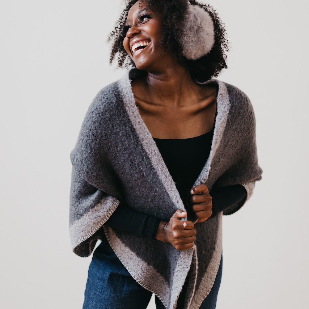 Endless Two Tone Scarf-Scarf-Apparel-Hello Friends Boutique-Woman's Fashion Boutique Located in Traverse City, MI