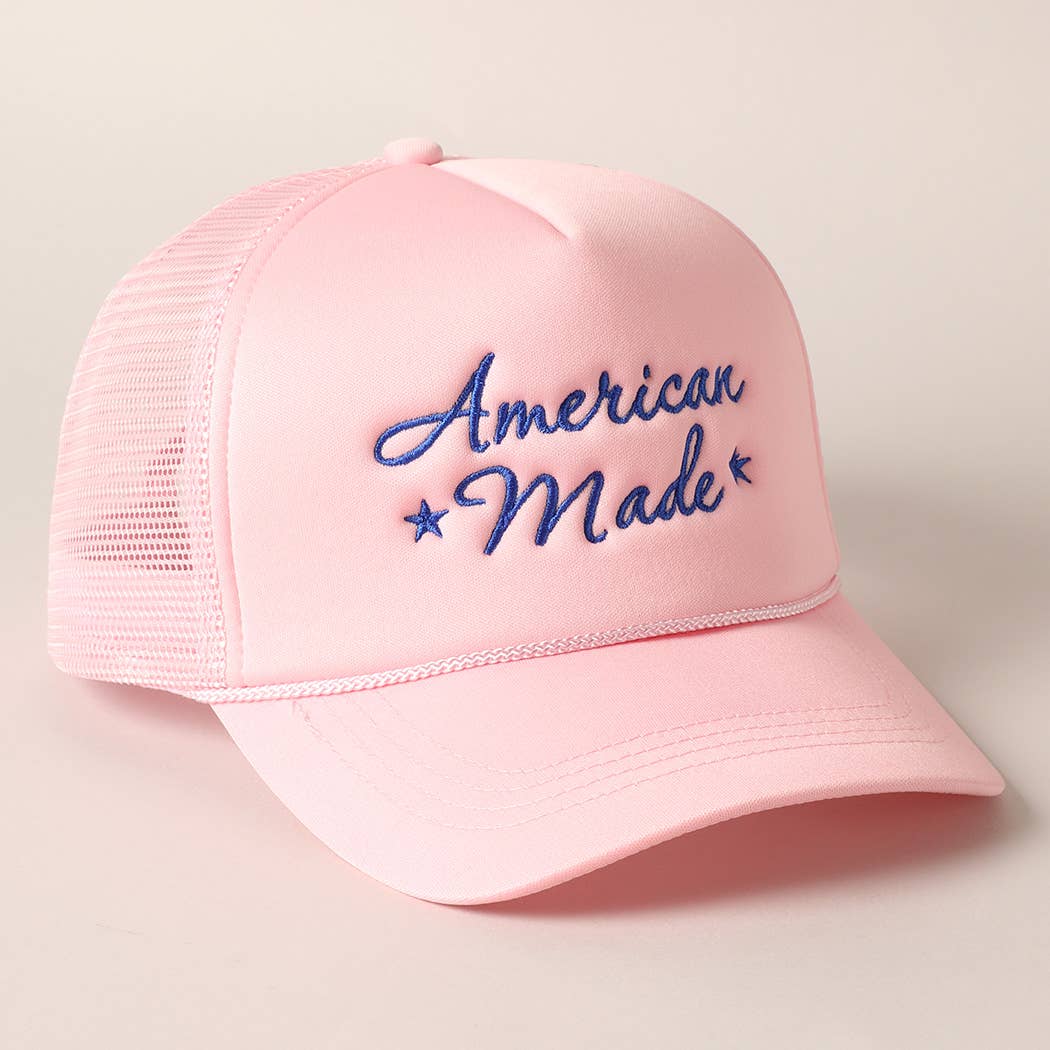 American Made Trucker Hat-280 Other Accessories-Fashion City-Hello Friends Boutique-Woman's Fashion Boutique Located in Traverse City, MI