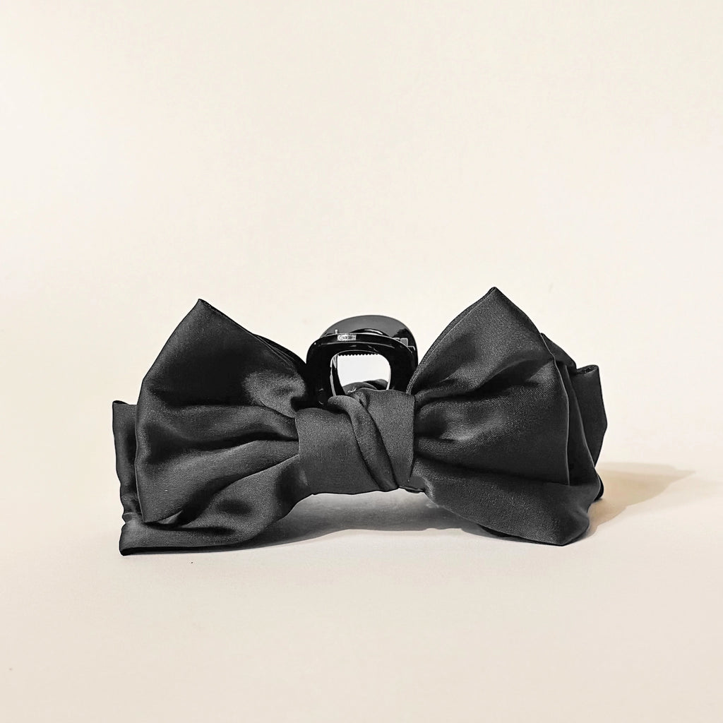 Satin Bow Claw Clip-290 Beauty-faire - The Darling Effect-Hello Friends Boutique-Woman's Fashion Boutique Located in Traverse City, MI