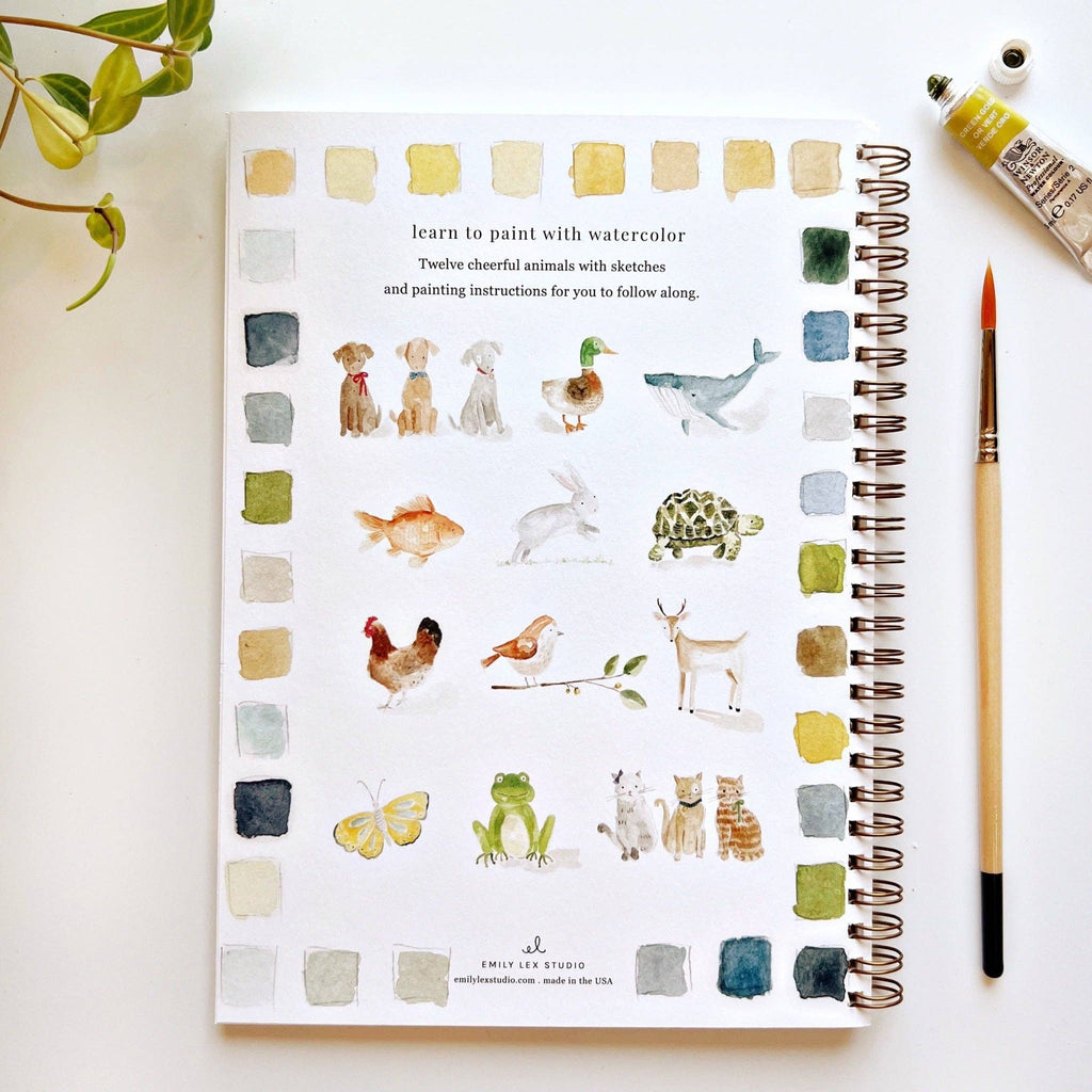 Wild Wonders Watercolor Workbook-300 Treats/Gift-emily lex studio-Hello Friends Boutique-Woman's Fashion Boutique Located in Traverse City, MI