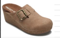 Fancy Clog in Sand Suede by Project Cloud (6-11)