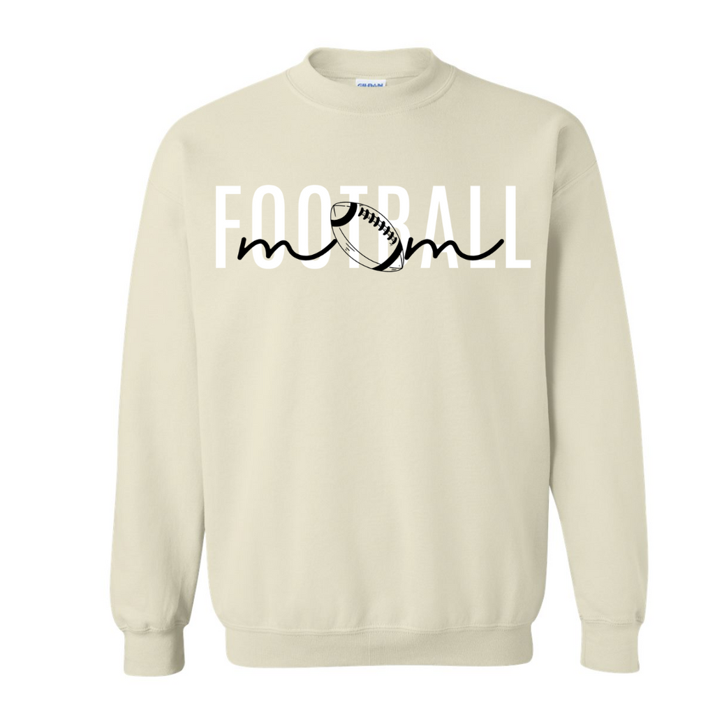 Neutral Football Mom Sweatshirt (S-3XL)-131 On Demand Graphic-SunFrog-Hello Friends Boutique-Woman's Fashion Boutique Located in Traverse City, MI