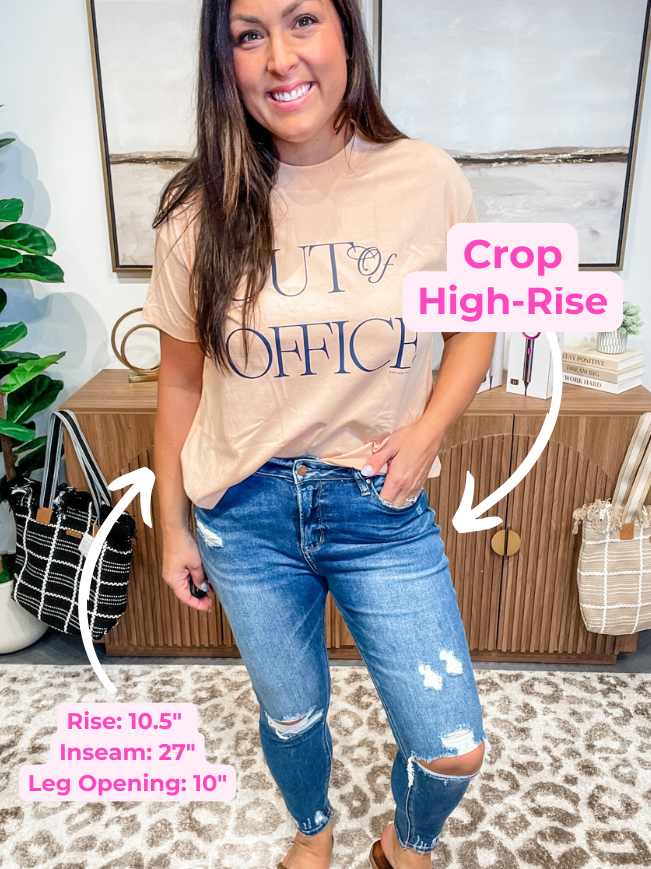 Look Your Best High Rise Denim (24-22W)-200 Denim-Mica Denim-Hello Friends Boutique-Woman's Fashion Boutique Located in Traverse City, MI