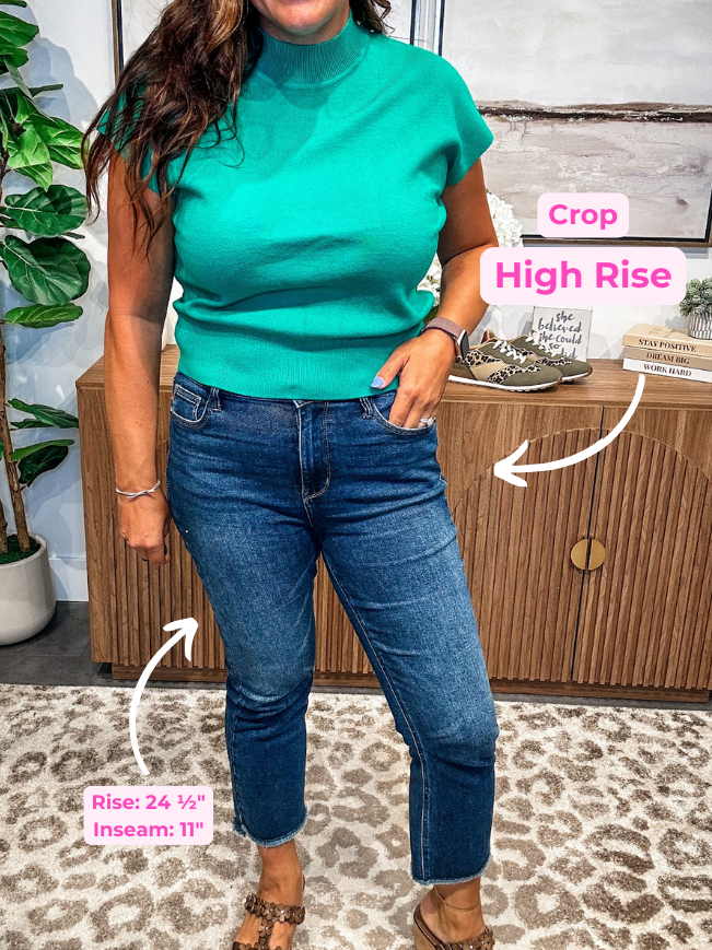 The City Chic Kick Flares (0-24W)-200 Denim-Judy Blue-Hello Friends Boutique-Woman's Fashion Boutique Located in Traverse City, MI