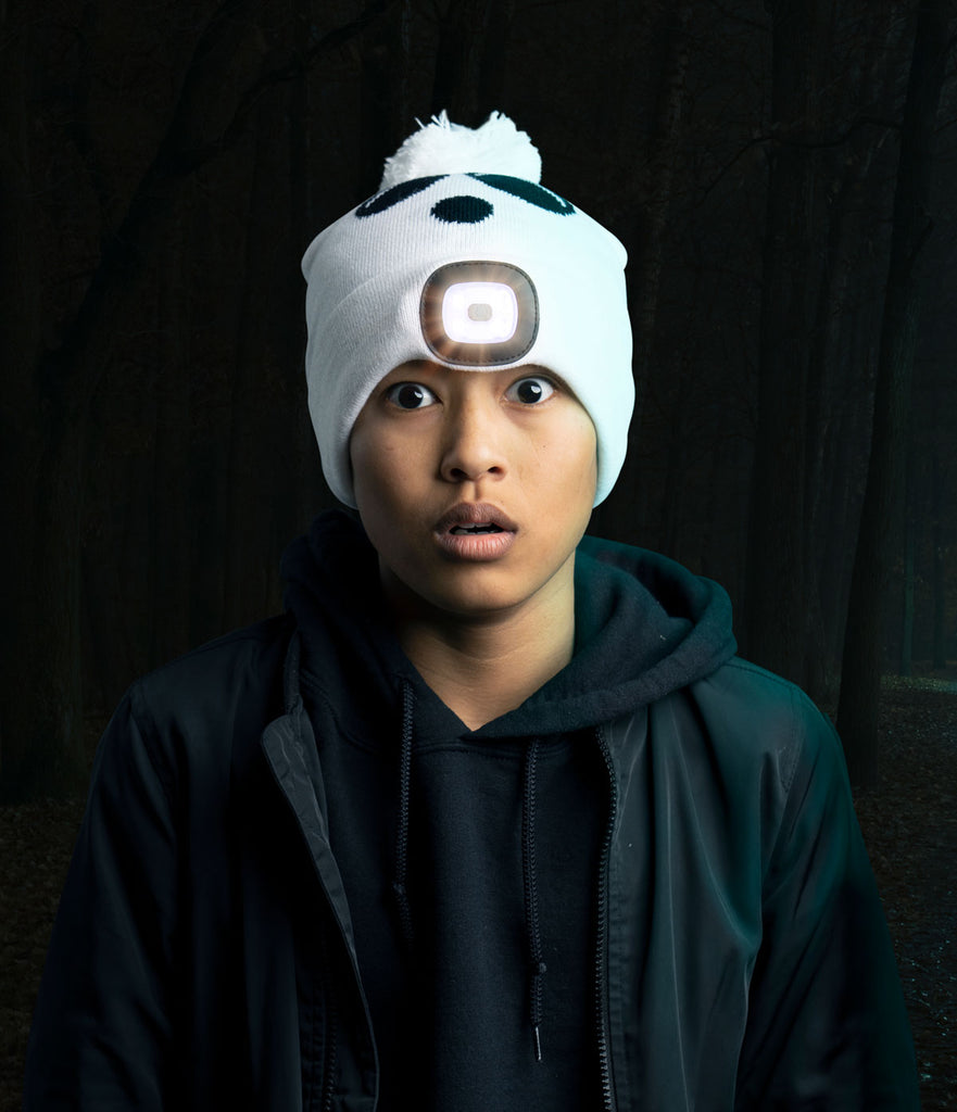 Night Scope™ Halloween Kid’s Rechargeable LED Pom Hat-300 Treats/Gift-DM Merchandising-Hello Friends Boutique-Woman's Fashion Boutique Located in Traverse City, MI