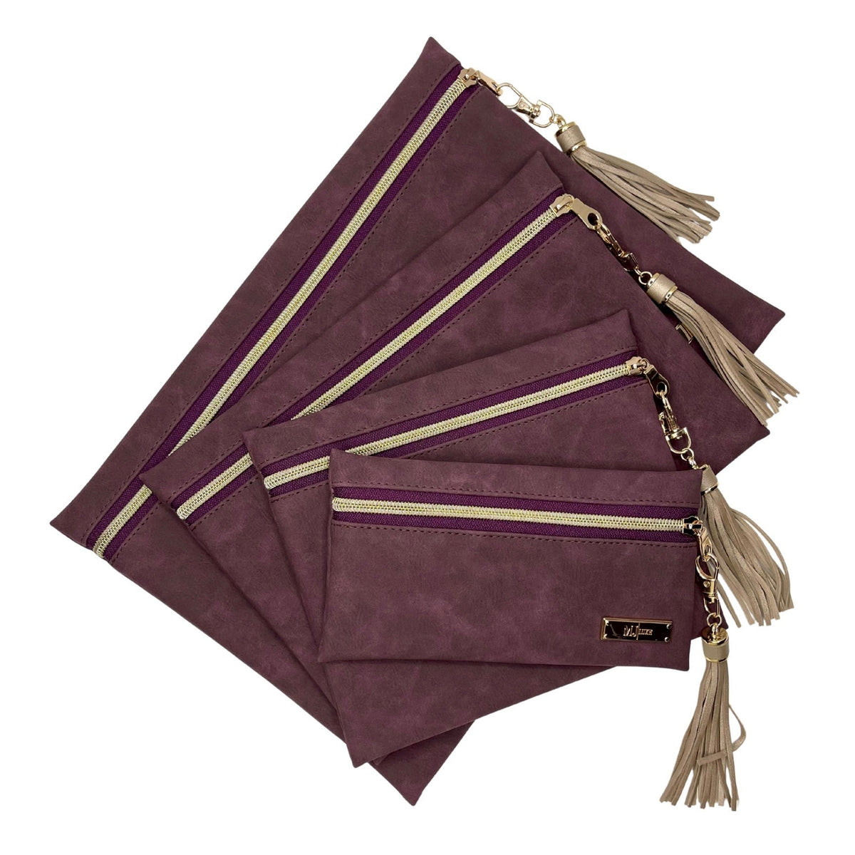LIVE BOX- Suede Soul Bordeaux - Top Zip Pack