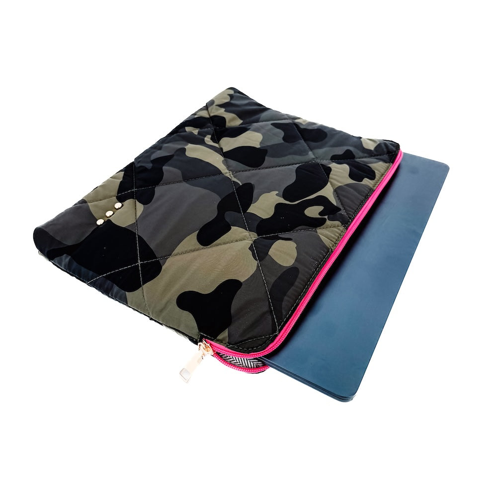 Palmer Puffer Laptop Sleeve-Bag Accessories-Pretty Simple Wholesale-Hello Friends Boutique-Woman's Fashion Boutique Located in Traverse City, MI