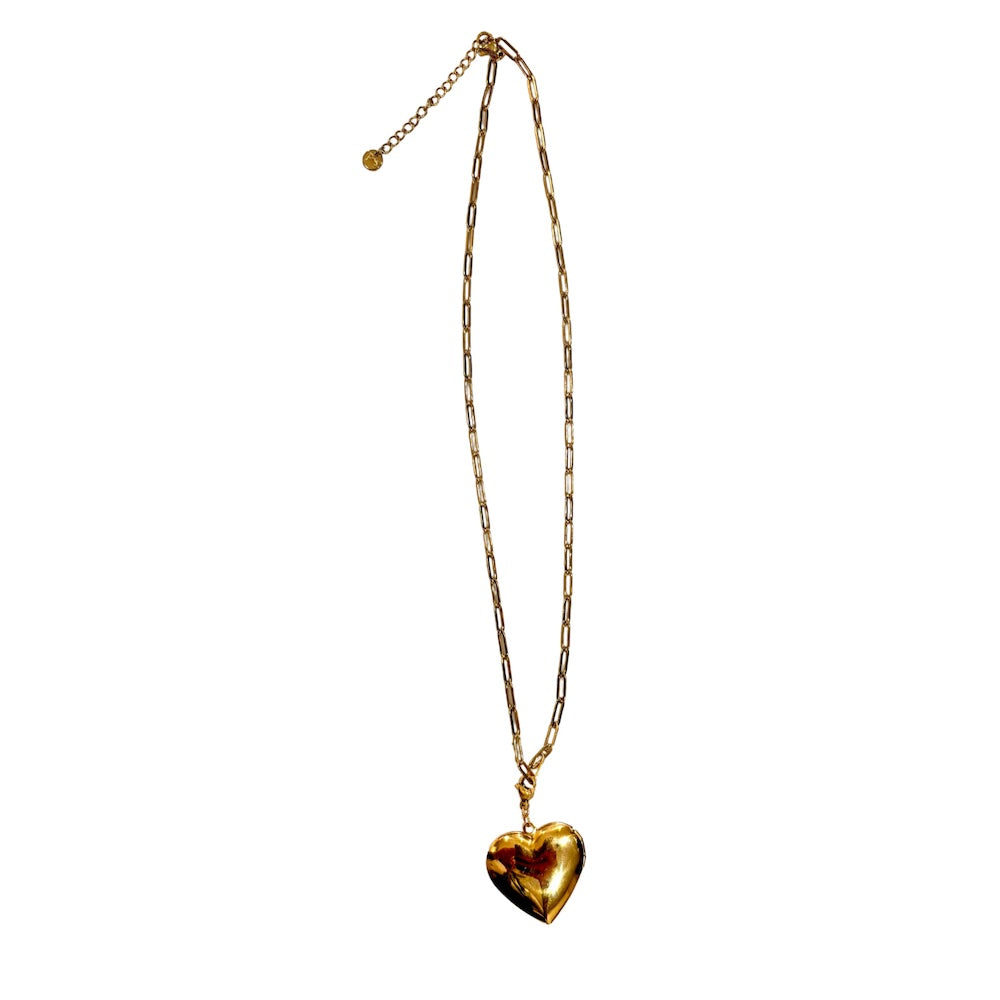 Lovestruck Heart Locket - WATERPROOF-Necklace-Jewelry-Hello Friends Boutique-Woman's Fashion Boutique Located in Traverse City, MI